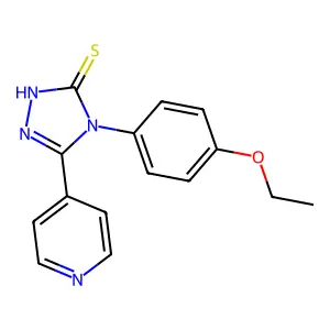 4-(4-ethoxyphenyl)-5-(pyridin-4-yl)-4H-1,2,4-triazole-3-thiol structure