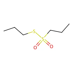 Propyl propane thiosulfonate structure
