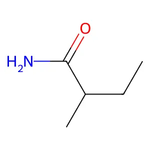 2-甲基丁酰胺 structure