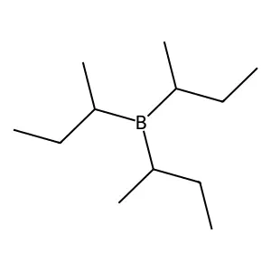 Borane, tris(1-methylpropyl)- structure