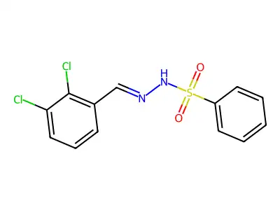 N'-(2,3-dichlorobenzylidene)benzenesulfonohydrazide structure