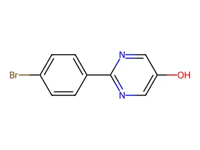 2-(4-Bromophenyl)pyrimidin-5-ol structure