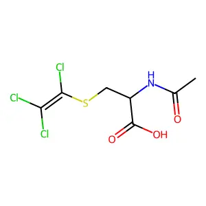 S-Trichlorovinyl-N-acetylcysteine structure