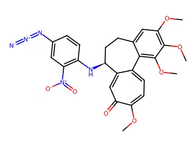 (2-Nitro-4-azidophenyl)deacetylcolchicine structure
