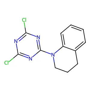 1-(4,6-Dichloro-1,3,5-triazin-2-yl)-1,2,3,4-tetrahydroquinoline structure