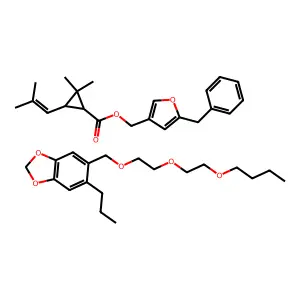 苄呋菊酯与增效醚混合物 structure