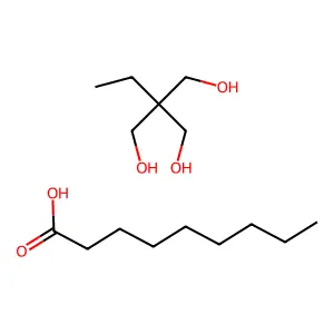 Nonanoic acid, ester with 2-ethyl-2-(hydroxymethyl)-1,3-propanediol structure