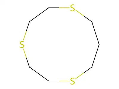1,4,7-Trithiacyclodecane structure