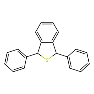 Benzo[c]thiophene, 1,3-dihydro-1,3-diphenyl- structure