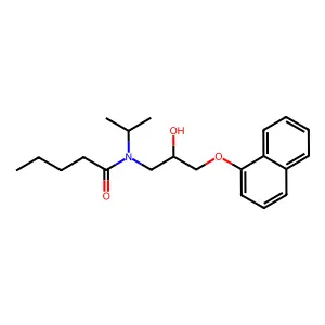 N-Valeroylpropranolol structure