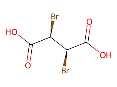 2,3-Dibromosuccinic acid, meso- structure