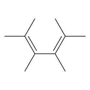 2,3,4,5-Tetramethylhexa-2,4-diene structure