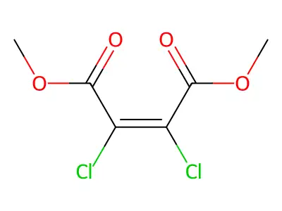 Dimethyl 2,3-dichloromaleate structure