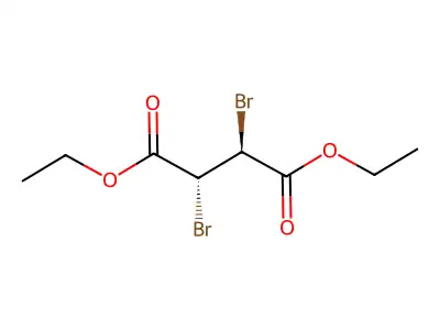 Diethyl meso-2,3-dibromosuccinate structure