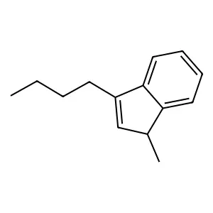 1H-Indene, 3-butyl-1-methyl- structure
