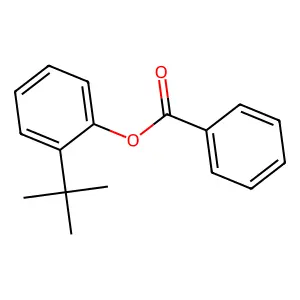 2-Tert-butylphenyl benzoate structure