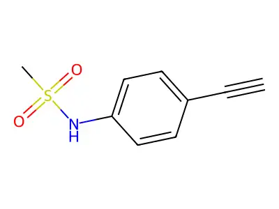 N-(4-ethynylphenyl)methanesulfonamide structure
