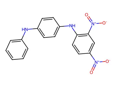 1,4-Benzenediamine, N-(2,4-dinitrophenyl)-N'-phenyl- structure