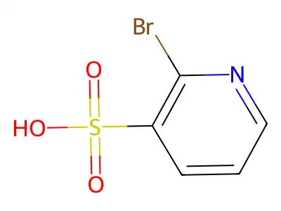 2-bromopyridine-3-sulfonic Acid structure