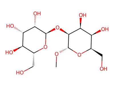 methyl 2-O-mannopyranosyltalopyranoside structure