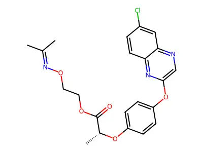 恶草酸 structure