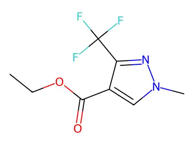 ethyl 1-methyl-5-(trifluoromethyl)-1H-pyrazole-4-carboxylate structure
