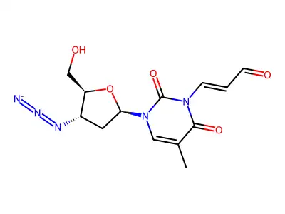 3-(3-Oxo-1-propenyl)AZT structure