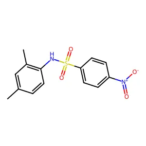 N-(2,4-dimethylphenyl)-4-nitrobenzenesulfonamide structure