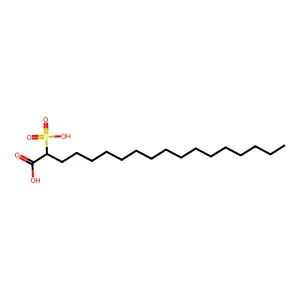 alpha-Sulfostearic acid structure