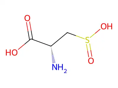 半胱亚磺酸 structure