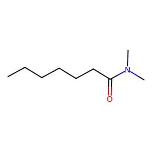 N,N-二甲基庚酰胺 structure