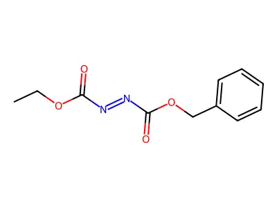 Benzyl N-ethoxycarbonyliminocarbamate structure