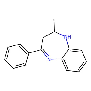 1H-1,5-Benzodiazepine, 2,3-dihydro-2-methyl-4-phenyl- structure
