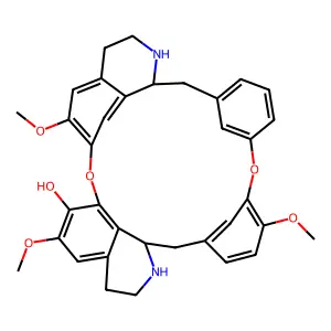 Berbaman-7-ol, 6,6',12-trimethoxy- structure