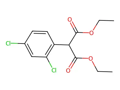 Diethyl 2-(2,4-dichlorophenyl)malonate structure