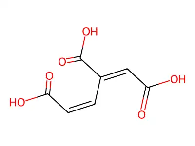 3-Carboxymuconic acid, cis- structure