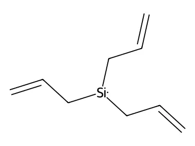 Tris(prop-2-enyl)silane structure