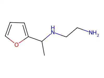 N-[1-(furan-2-yl)ethyl]ethane-1,2-diamine structure