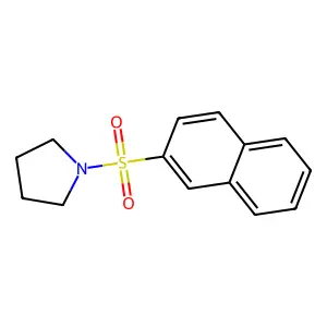 1-Naphthalen-2-ylsulfonylpyrrolidine structure