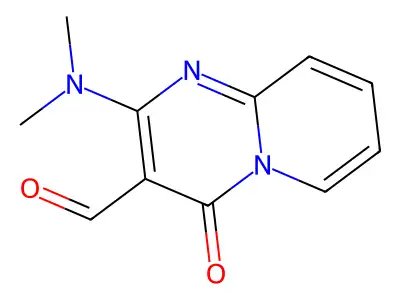 2-(dimethylamino)-4-oxo-4H-pyrido[1,2-a]pyrimidine-3-carbaldehyde structure