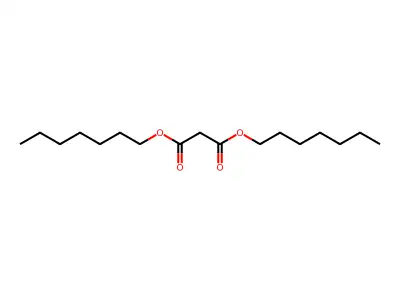 Diheptyl malonate structure