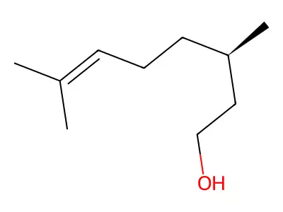 香茅醇 structure