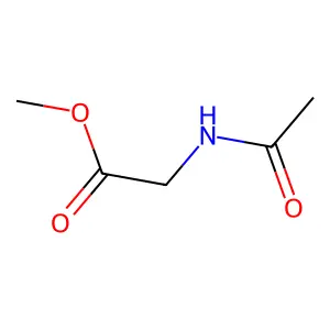Methyl 2-acetamidoacetate structure