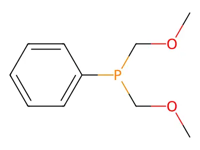 Phosphine, bis(methoxymethyl)phenyl- structure