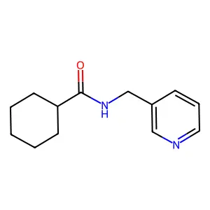 N-(pyridin-3-ylmethyl)cyclohexanecarboxamide structure