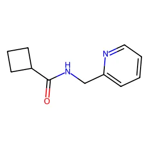 Cyclobutanecarboxamide, N-(2-pyridinylmethyl)- structure