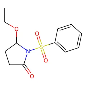 1-(Benzenesulfonyl)-5-ethoxypyrrolidin-2-one structure