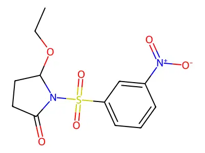 5-Ethoxy-1-(3-nitrobenzene-1-sulfonyl)pyrrolidin-2-one structure