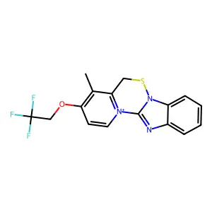 Lansoprazole sulfenamide active metabolite structure