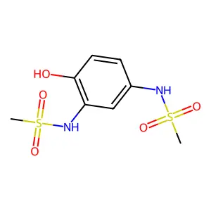 N,N'-(4-Hydroxy-1,3-phenylene)dimethanesulfonamide structure